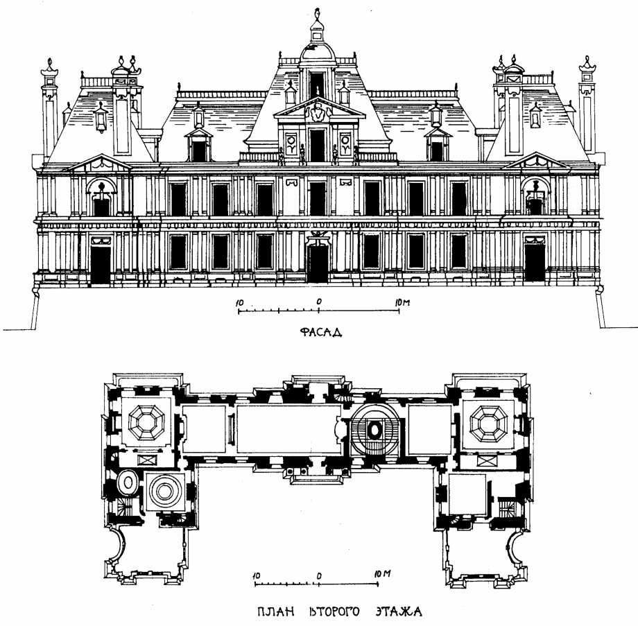 Близ Парижа. Загородный дворец Шато де Мэзон - student2.ru