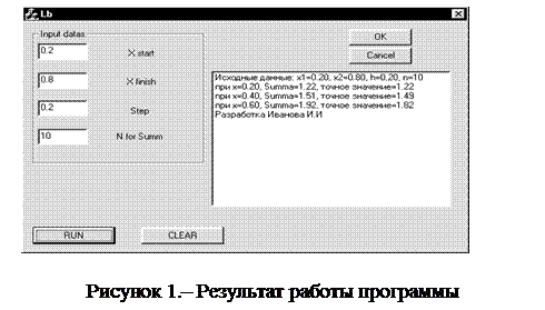 Лабораторная работа №4. Работа с элементом управления «Окно списка» (ListBox) - student2.ru