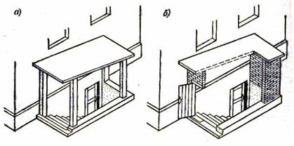 Наружные входы и лестницы. Сходы в подвал. - student2.ru