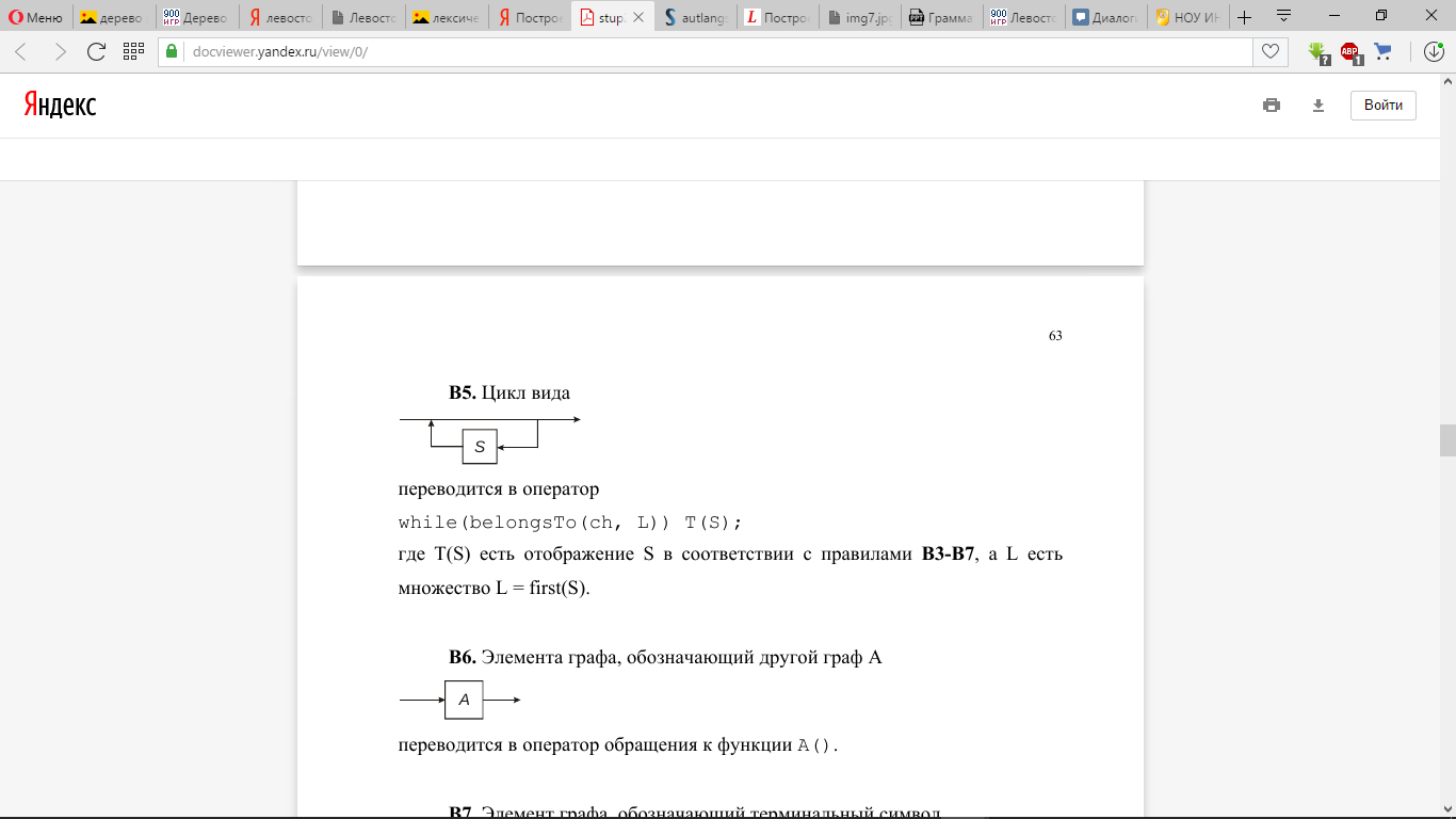 Построение программы грамматического разбора для заданного синтаксиса. - student2.ru