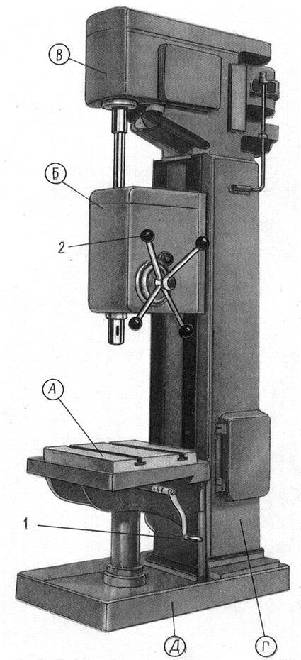 вертикально-сверлильный станок модели 2а135 - student2.ru