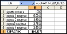 Операции наращения. Функция БС() - student2.ru