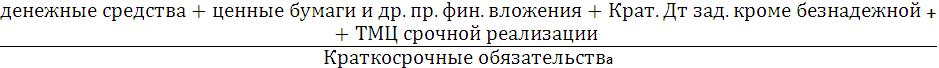 Тема № 9 Анализ финансового положение организации - student2.ru