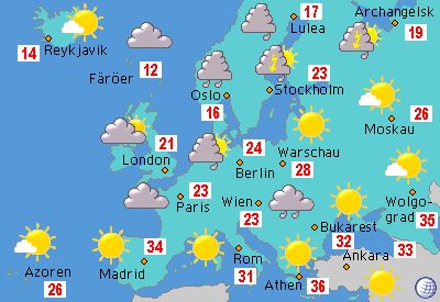 Wetterbericht (прогноз погоды) - student2.ru