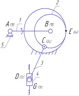 Структурный синтез механизма без избыточных связей - student2.ru