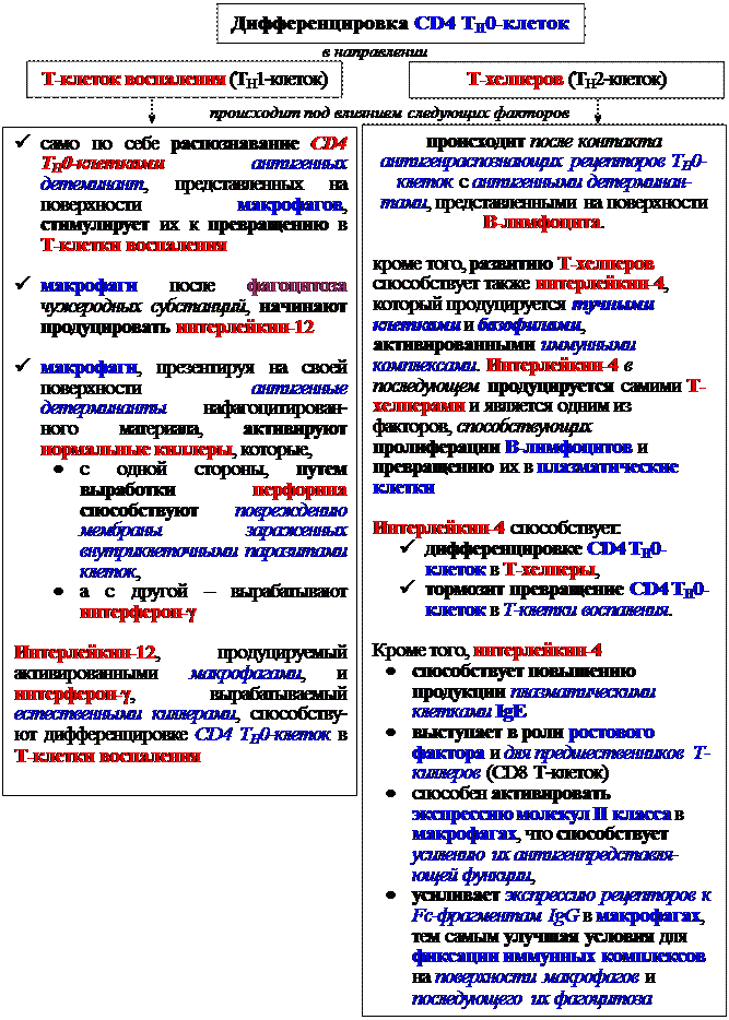 Механизмы эффекторного действия Т-клеток воспаления - student2.ru