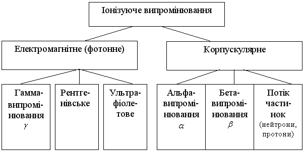 Тема. ХАРАКТЕРИСТИКА ІОНІЗУЮЧИХ ВИПРОМІНЮВАНЬ - student2.ru