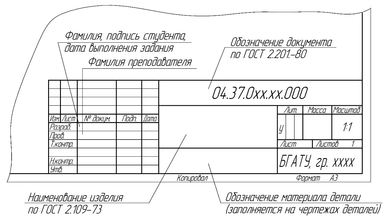 по выполнению графических работ - student2.ru