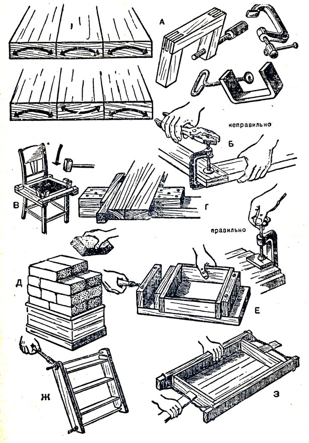 Склеивание деревянных изделий - student2.ru