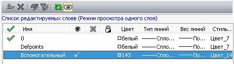 Управление видимостью и замораживанием слоев - student2.ru