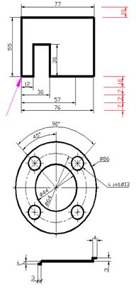 Этап № 2.3. нанесение размерных линий - student2.ru