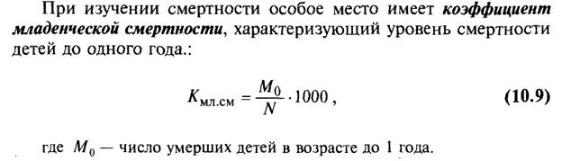 Относительные показатели естественного движения населения: общие и специальные - student2.ru