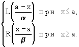 Нечеткие числа: нечеткие числа (L-R) типа. - student2.ru