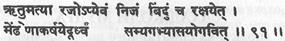 Шлока 91. Сохранение бинду и раджаса - student2.ru