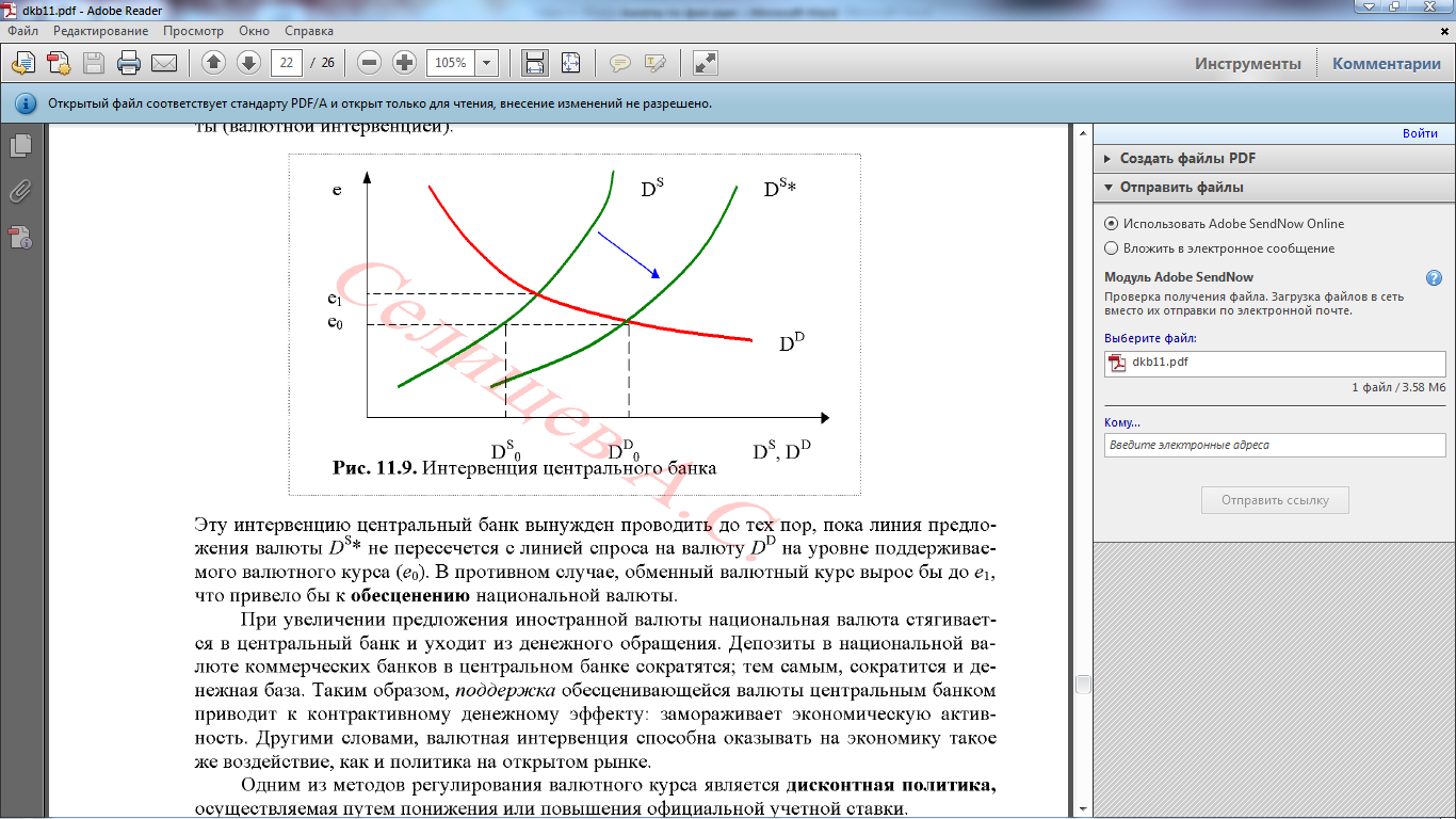 Политика валютной интервенции - student2.ru