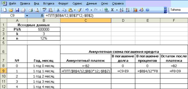 Тема 1. Потоки платежей - student2.ru