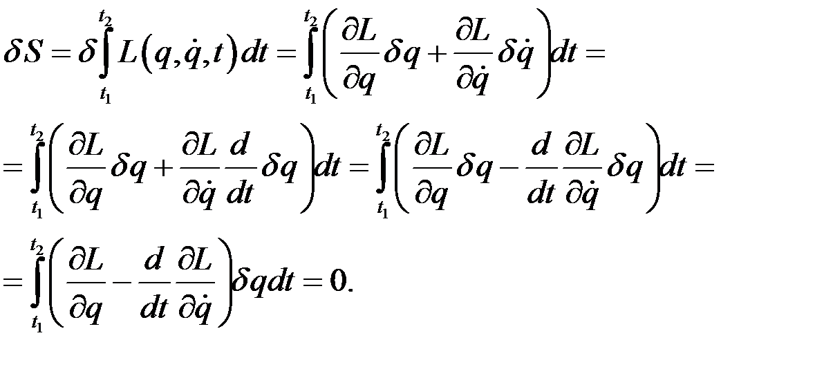 Функция Лагранжа и принцип наименьшего действия - student2.ru