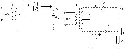 исследование однофазных схем выпрямления и фильтров - student2.ru