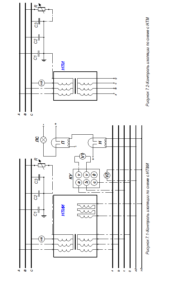 контроль изоляции сетей переменного тока - student2.ru