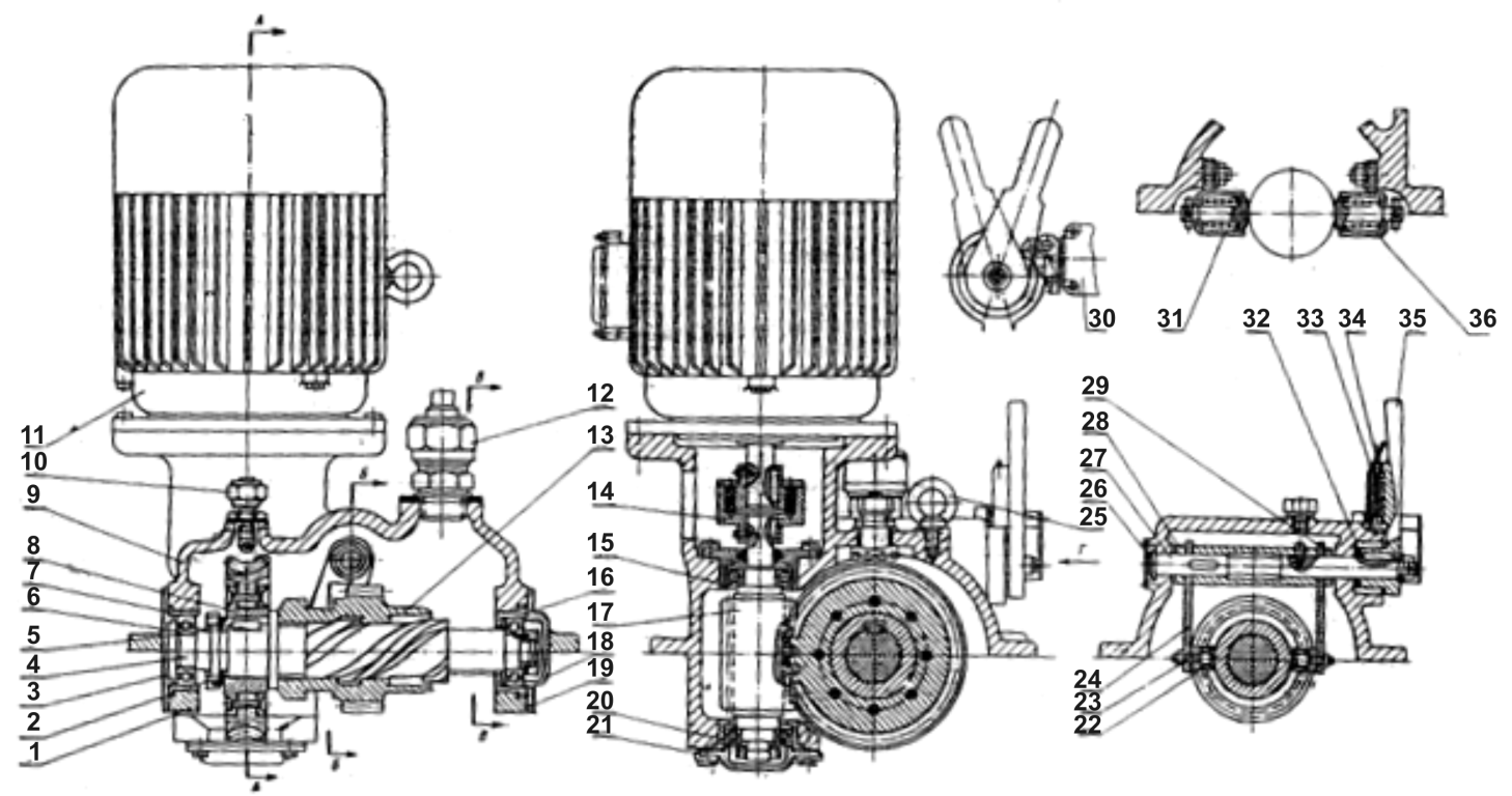 Работа валоповоротного устройства двигателя ГТК-10-4 - student2.ru