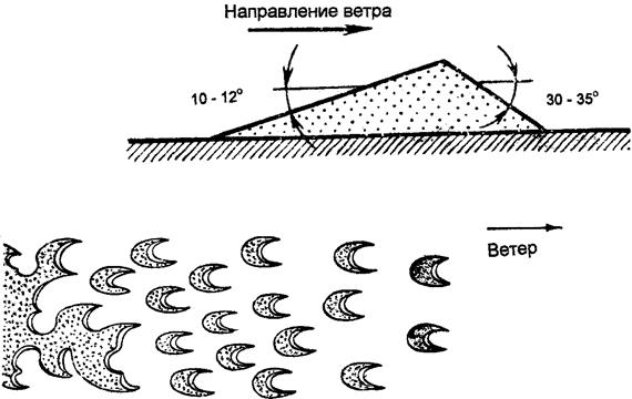 На схеме просматриваются аласы, байджерахи и механизм их образования при морозобойных процессах в связи с образованием жильных льдов - student2.ru