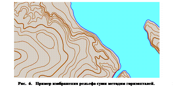 Способы изображения рельефа на топографических картах. 1 страница - student2.ru