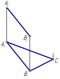 Проецирование прямого угла - student2.ru