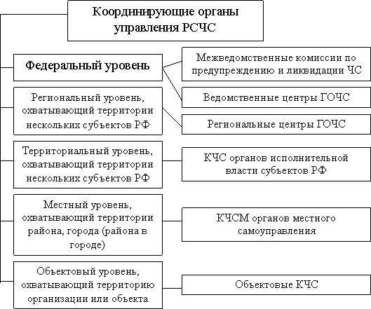 Структура и органы управления РСЧС - student2.ru