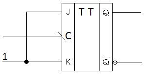 Четырехразрядный параллельный регистр на основе JK- триггеров представлен на рисунке 5 - student2.ru