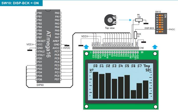 Графический LCD дисплей 128x64 - student2.ru