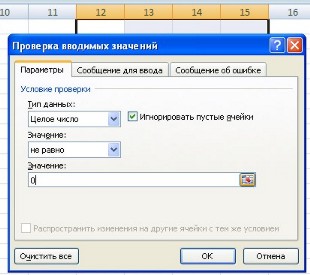 Интерфейс Excel 2007 Проверка вводимых данных. Условное форматирование - student2.ru