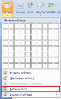 Как нарисовать таблицу в Word - student2.ru