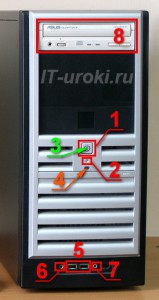 Передняя панель системного блока - student2.ru