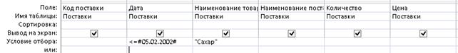 поиск информации в базе данных. работа с запросами - student2.ru