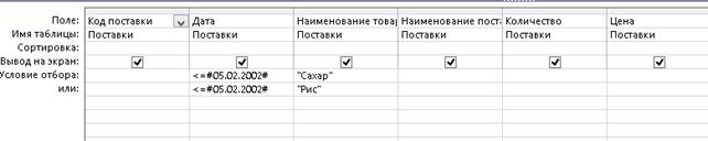 поиск информации в базе данных. работа с запросами - student2.ru