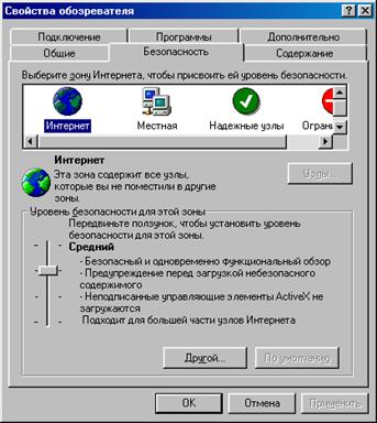 Предварительная настройка программы Internet Explorer - student2.ru