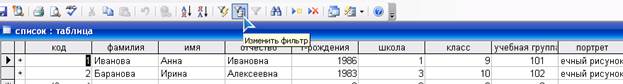 Проектирование структуры базы данных. - student2.ru