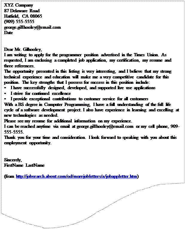 Sample of letter of application - student2.ru