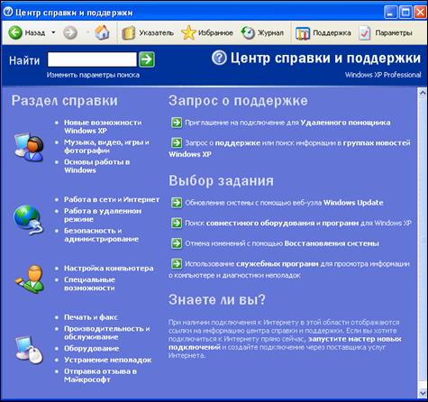 Справочная система Windows - student2.ru