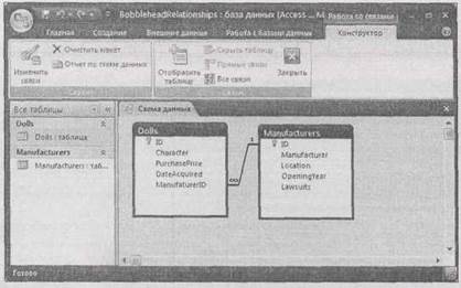 Связывание таблиц с помощью отношений - student2.ru