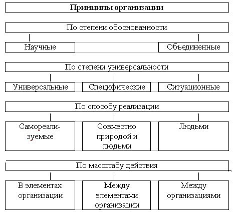 Тема 8.1. Сущность принципов организации - student2.ru
