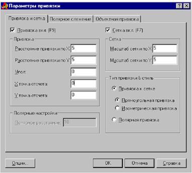 Включение (отключение) вывода координатной сетки (F7) - student2.ru