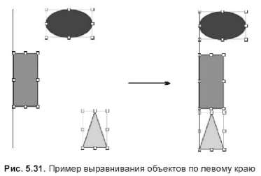 Выравнивание и распределение объектов - student2.ru