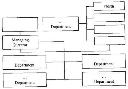 Organisation chart: HOLIDAY TOUR COMPANY - student2.ru