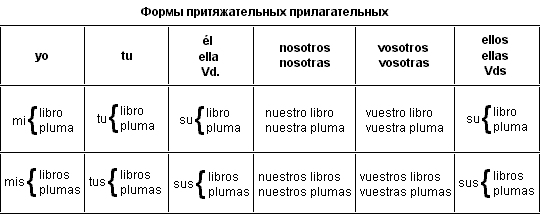 Притяжательные прилагательные (систематизация) - student2.ru