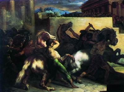 Бег свободных лошадей в Риме. 1817 - student2.ru