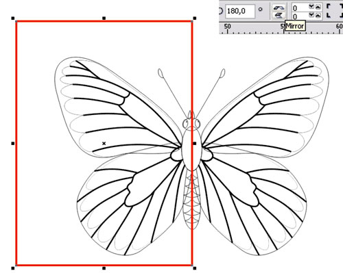 Интструментом Bezier Tool рисуем прожилки на крылышке, затем нашим любимым Shape Tool(F10) можно их подредактировать. - student2.ru