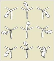 правила завязывания галстуков - student2.ru