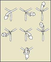 правила завязывания галстуков - student2.ru