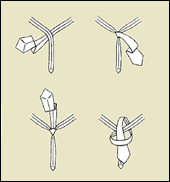 правила завязывания галстуков - student2.ru